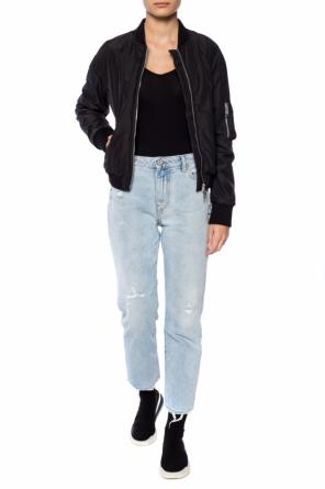 'bomber' jacket with a sequin logo, zdjęcie 2 'bomber' jacket with a sequin logo od Versace Versus